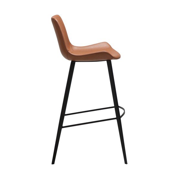 Sgabello da bar marrone cognac (altezza della seduta 74,5 cm) Hype – DAN-FORM Denmark-image-2