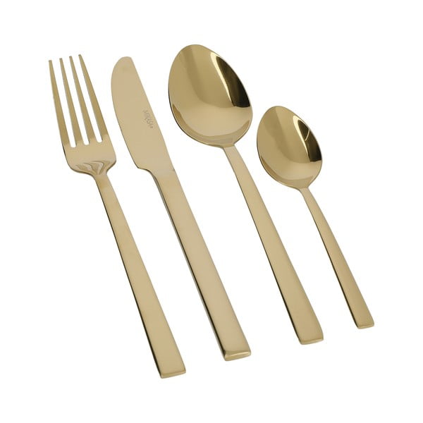 Set di posate in acciaio inossidabile da 16 pezzi in colore oro Mikasa Diseno - Kitchen Craft