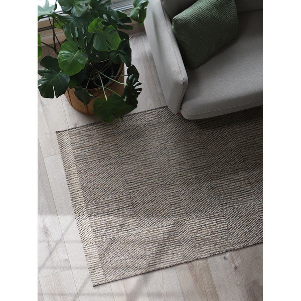 Tappeto marrone chiaro 160x230 cm Irineo - Nattiot-image-3