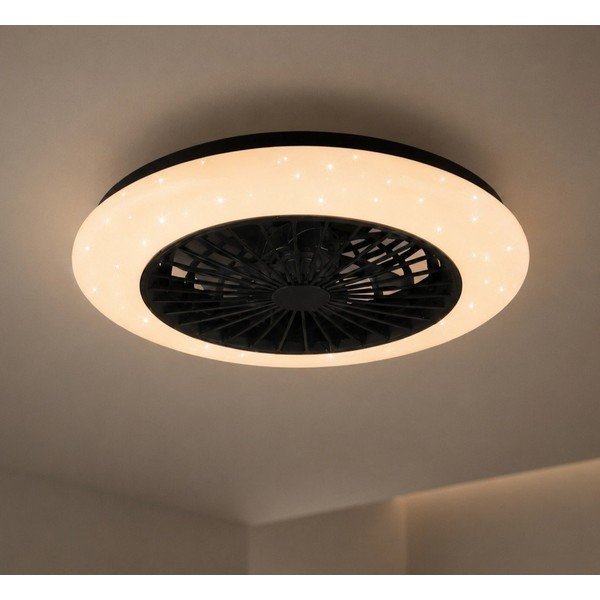 Plafoniera LED nera opaca Stralsund – Reality-image-1