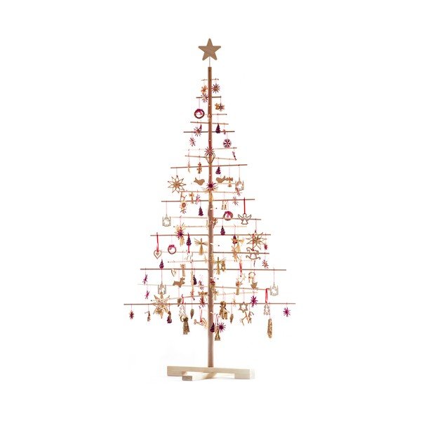 Albero di Natale in legno, altezza 190 cm - Nature Home-image-2