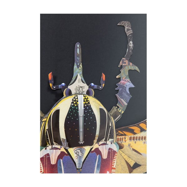 Quadro incorniciato Maggiolino, 60 x 60 cm Art Beetle - Kare Design-image-2