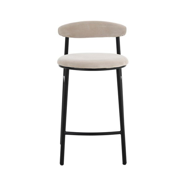 Sgabello da bar beige in metallo (altezza della seduta 66 cm) Doggi – Ellos Home-image-4