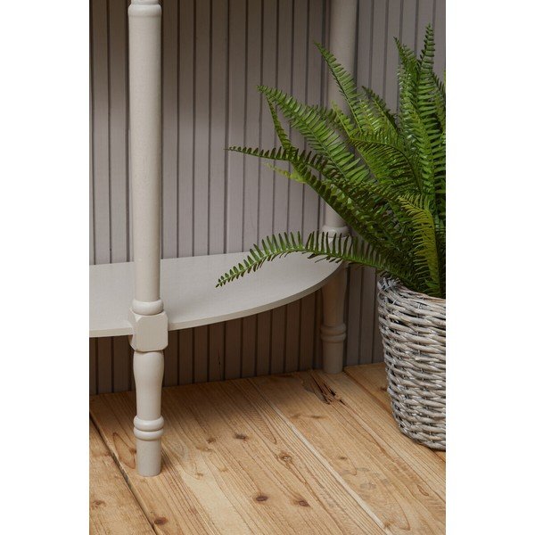 Tavolo consolle beige in pino massiccio 30x80 cm Heritage – Premier Housewares-image-2