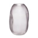 Vaso in vetro grigio fatto a mano Glam - Hübsch