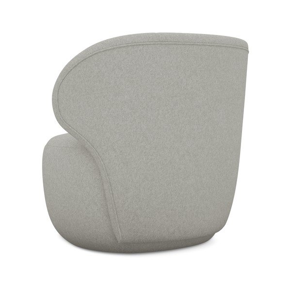 Poltrona grigio chiaro Kama – Makamii-image-3