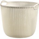 Cestino rotondo panna Knit - Curver