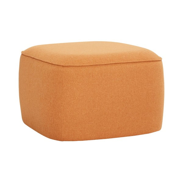 Pouf arancione Cube - Hübsch