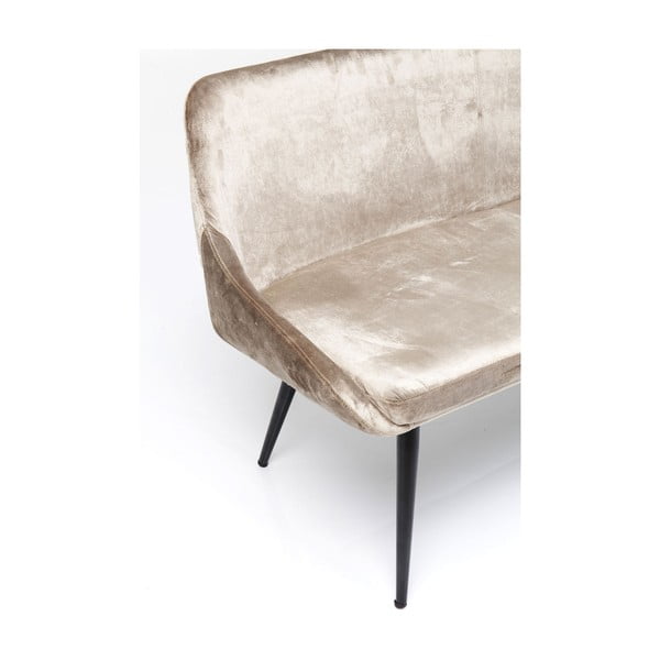 Panchina in velluto beige East Side - Kare Design-image-4