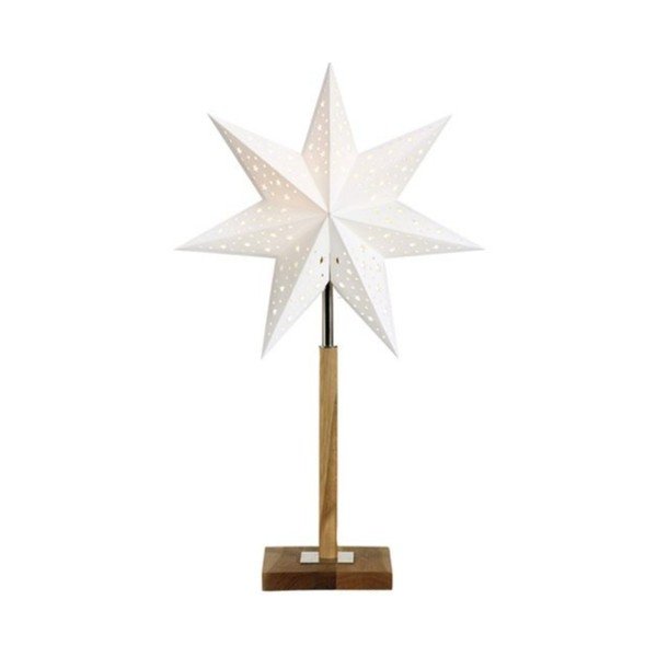 Decorazione luminosa bianca con motivo natalizio Solvalla - Markslöjd