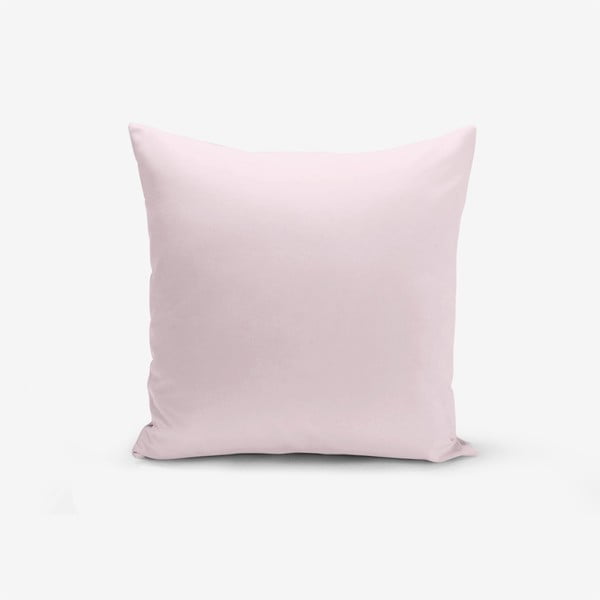 Federa rosa in misto cotone, 45 x 45 cm - Minimalist Cushion Covers