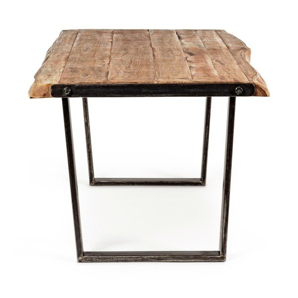 Tavolo da pranzo con piano in acacia 90x180 cm Elmer – Bizzotto-image-4