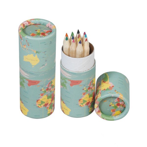 Sada 12 pastelek Rex London World Map-image-2