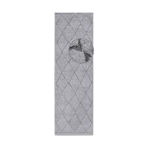 Passatoia grigia 80x240 cm Perrotin Light Grey - Elle Decoration