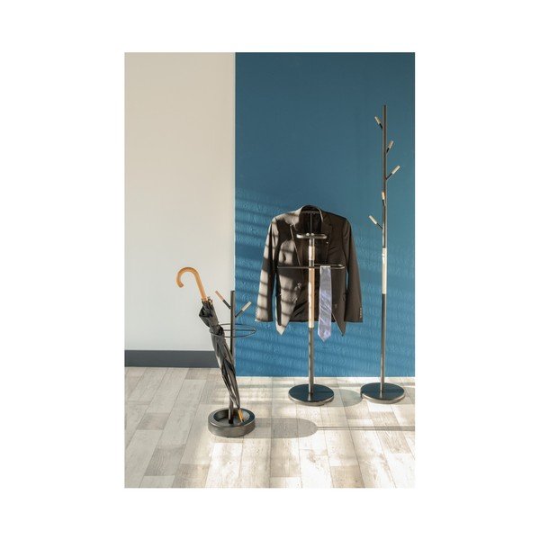 Maggiordomo muto nero con dettagli in legno Abito da ragazzo Fushion - Leitmotiv-image-1