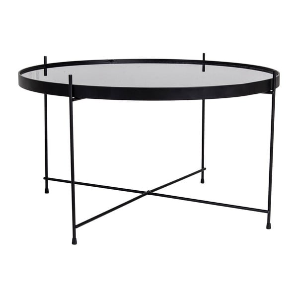 Tavolino rotondo nero ø 70 cm Venezia - House Nordic-image-4