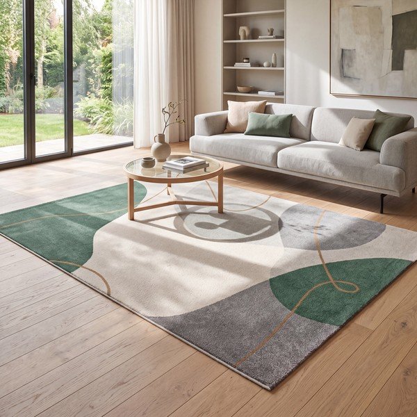 Tappeto verde 120x170 cm Edesa – Universal-image-1