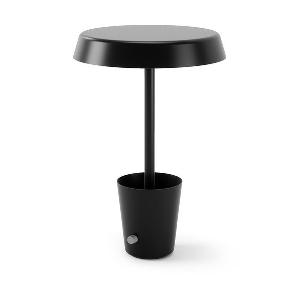 Lampada da tavolo LED nero opaco (altezza 31 cm) Cup - Umbra-image-3