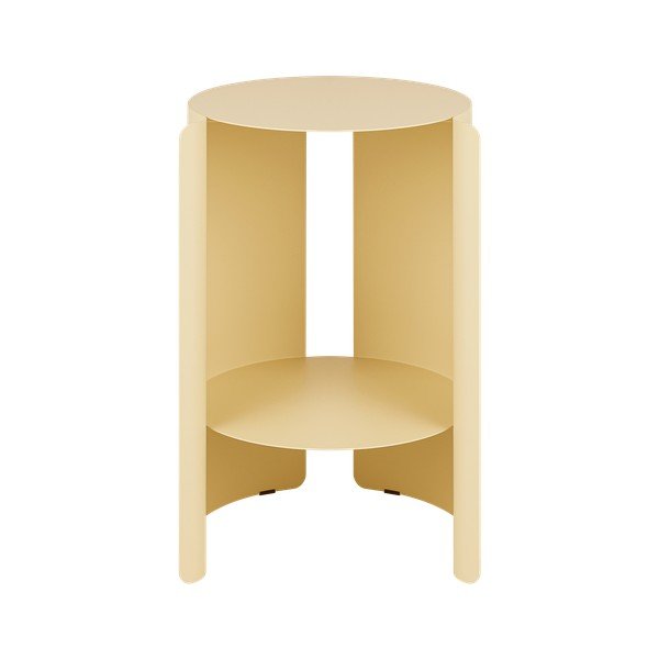 Tavolino rotondo in acciaio ø 32 cm Wa – noo.ma