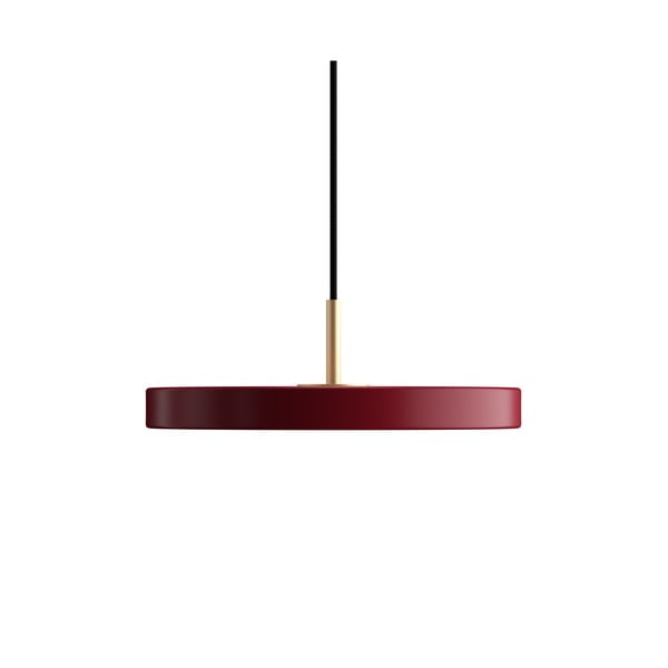 Lampada a sospensione a LED rossa con paralume in metallo ø 31 cm Asteria Mini - UMAGE-image-3