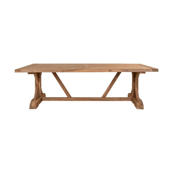 Tavolo da pranzo in legno di teak da giardino 100x240 cm Volos - House Nordic