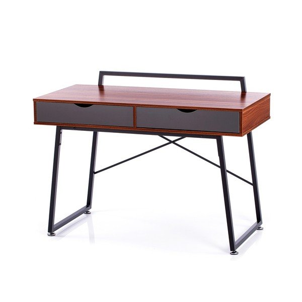 Tavolo da lavoro con piano in legno di noce 57,5x120 cm Tolm - Homede