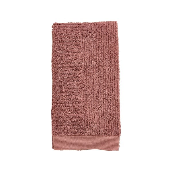 Asciugamano tipo terry rosso in cotone 50x100 cm Classic – Zone