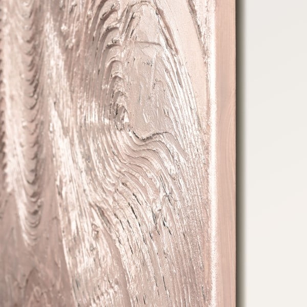 Quadro dipinto a mano 88x118 cm Metallic Rose - Malerifabrikken-image-3