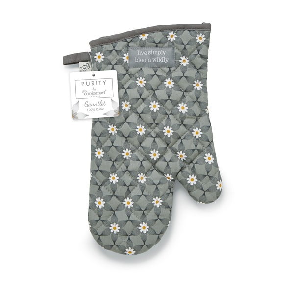 Guanti da cucina in cotone grigio Purity - Cooksmart ®-image-2