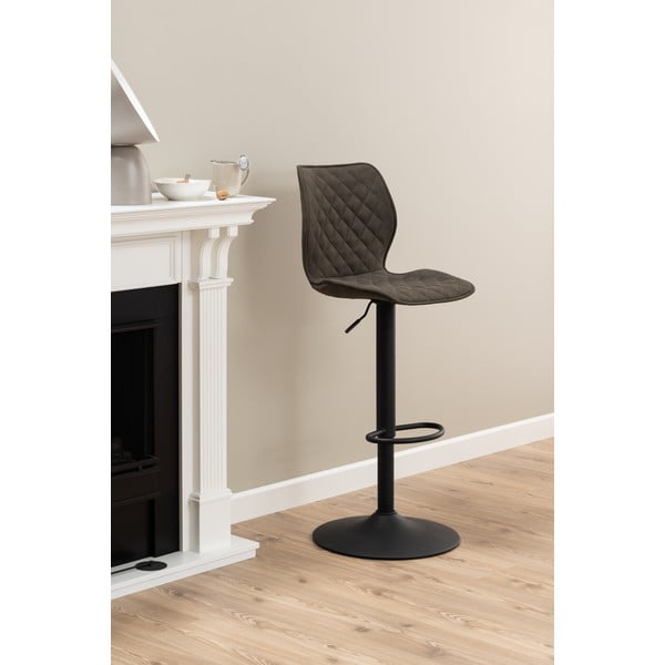 Set di 2 sgabelli girevoli da bar verde scuro 116 cm Naomi - Actona-image-1