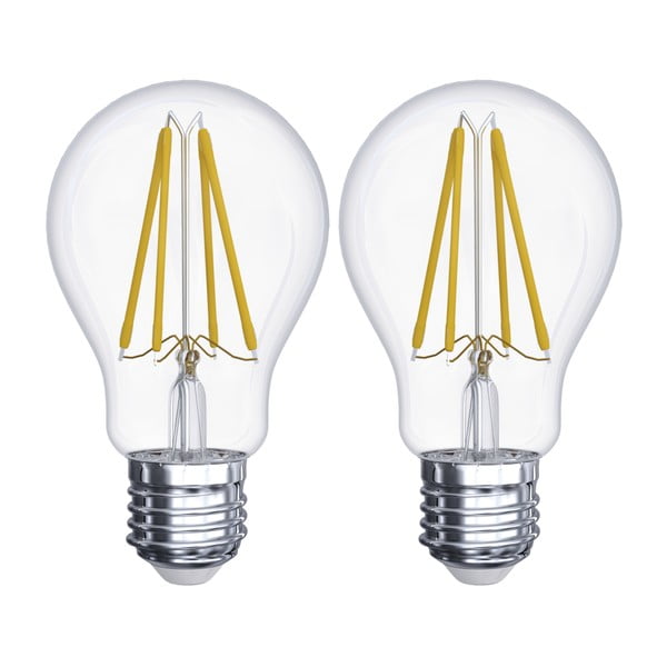 Lampadine LED calde in set di 2 pezzi E27, 6 W - EMOS