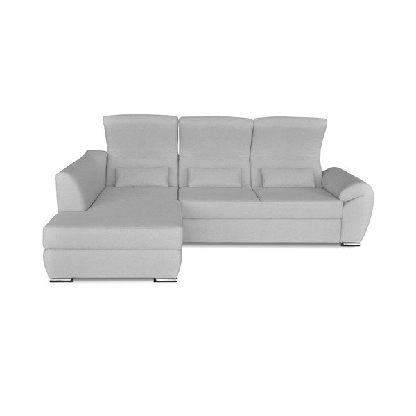 Světle šedá rohová rozkládací pohovka Windsor & Co. Sofas Epsilon, levý roh-image-2