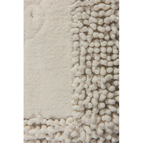 Set di 2 tappeti da bagno rettangolari beige Chilai Piante - Foutastic-image-2