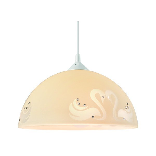Apparecchio a sospensione beige Swan - LAMKUR-image-1