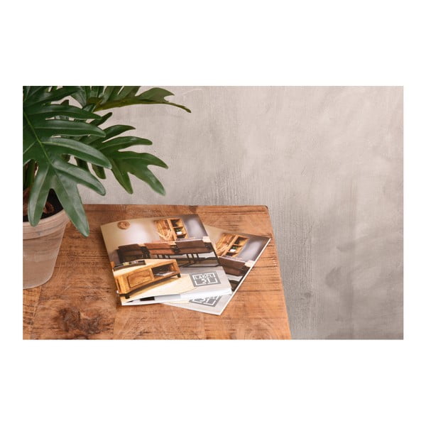 Tavolino nero con piano in legno di mango Box - LABEL51-image-1