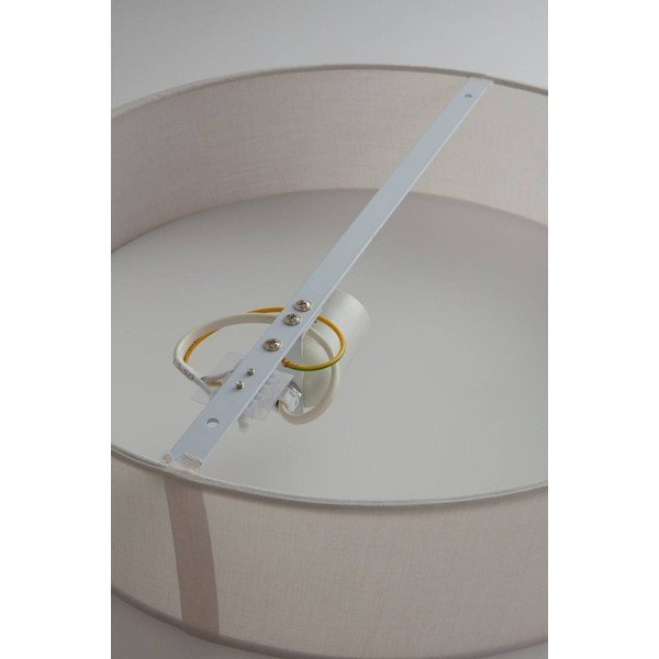 Plafoniera beige in tessuto ø 40 cm Allan – Jotex-image-4