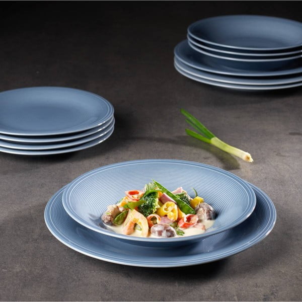Piatto da dessert in porcellana blu Villeroy & Boch , ø 21,5 cm Like Color Loop - like | Villeroy & Boch-image-1