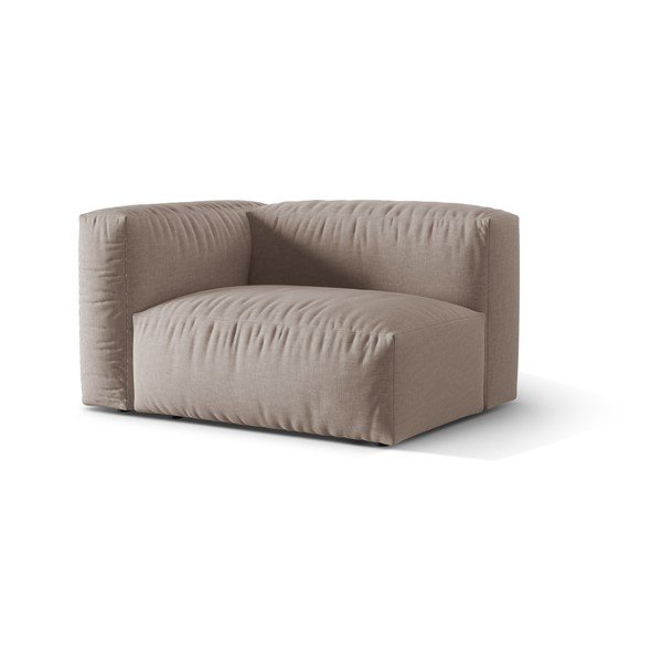 Modulo divano beige (angolo sinistro) Martina - Micadoni Home-image-1