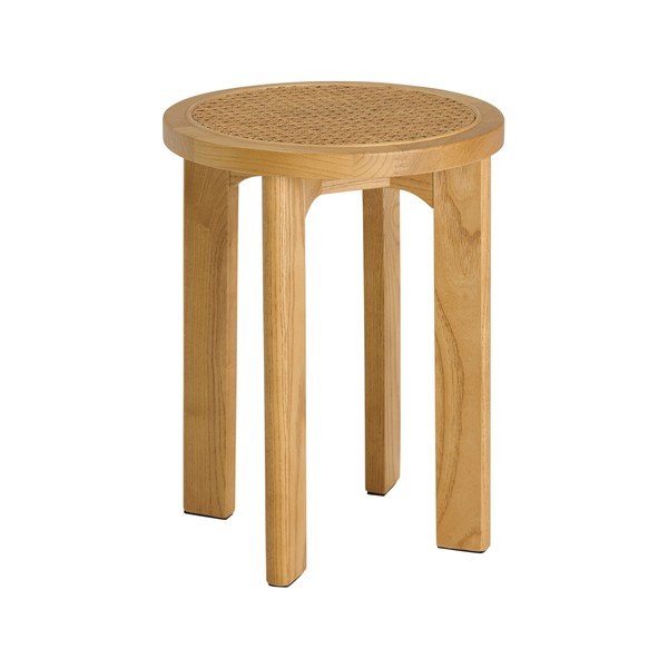 Sgabello di colore naturale in rattan Callut – Ellos Home-image-2