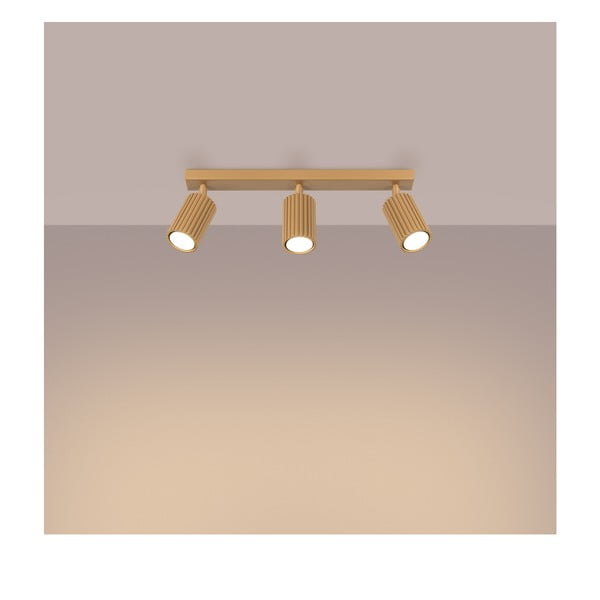 Faretto dorato 6,5x45 cm Gleam – Sollux-image-2