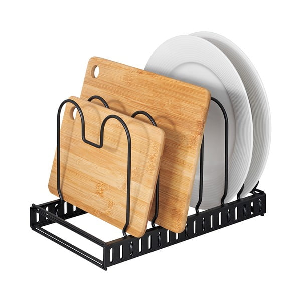 Supporto nero per utensili da cucina Basic - Wenko-image-3