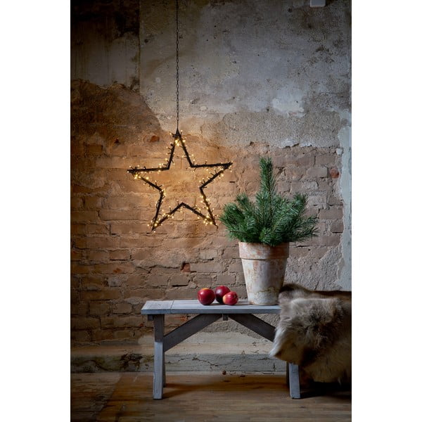 Decorazione luminosa nera per esterni con motivo natalizio Spiky - Star Trading-image-3