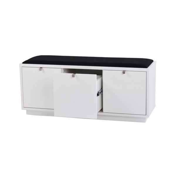 Panca bianca 106 cm Confetti - Rowico-image-2