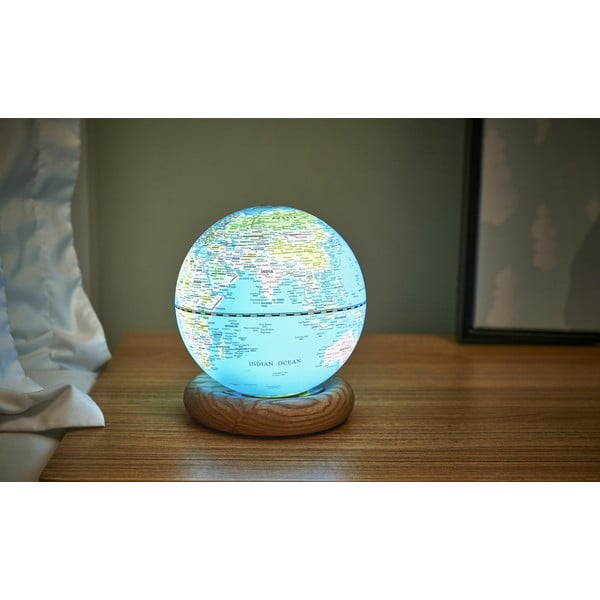 Mappamondo ø 13 cm Atlas LED – Gingko-image-4