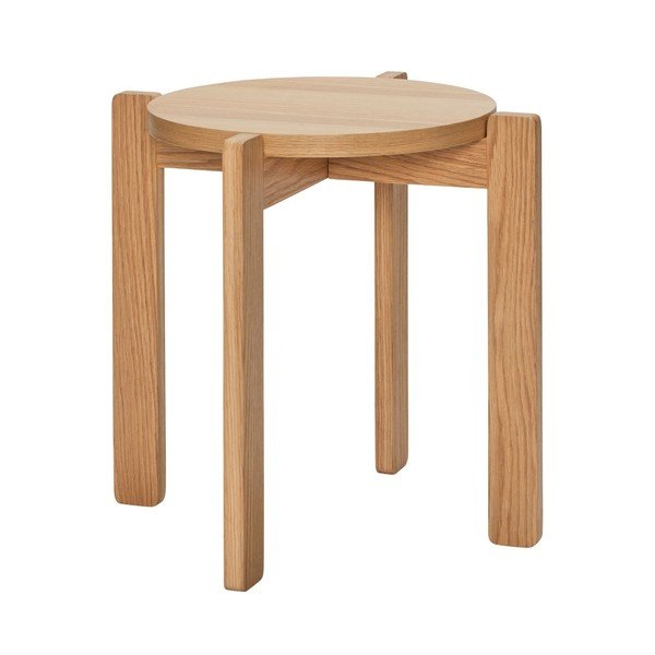 Sgabello in legno di quercia Always - Hübsch
