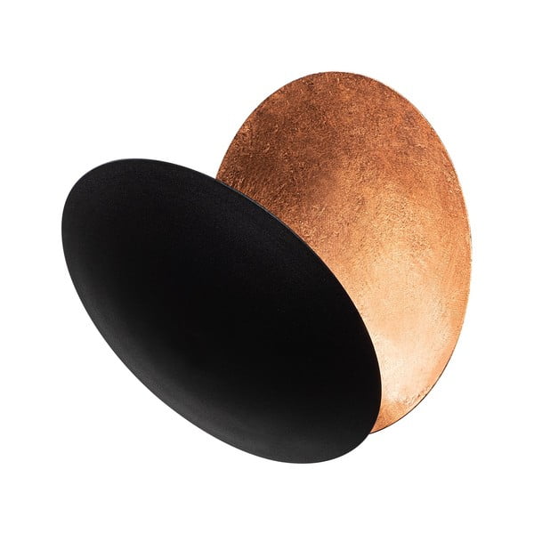 Lampada da parete LED nera/color rame ø 25 cm Yosma – Opviq lights-image-3