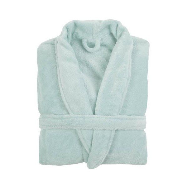 Accappatoio in micropile azzurro taglia L/XL - Tiseco Home Studio