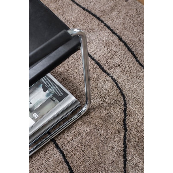 Tappeto marrone in cotone lavabile 140x200 cm Shadow – Mette Ditmer Denmark-image-2