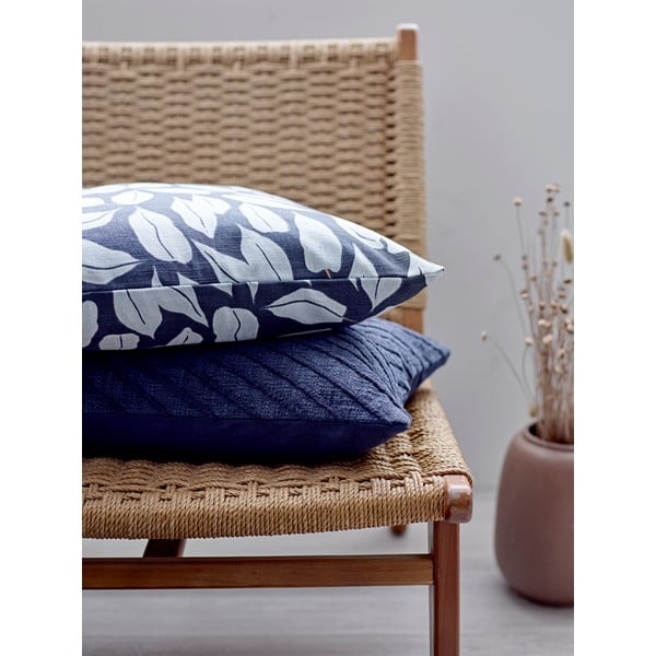 Cuscino in cotone blu Benjamin, 50 x 50 cm Benjamina - Södahl-image-1