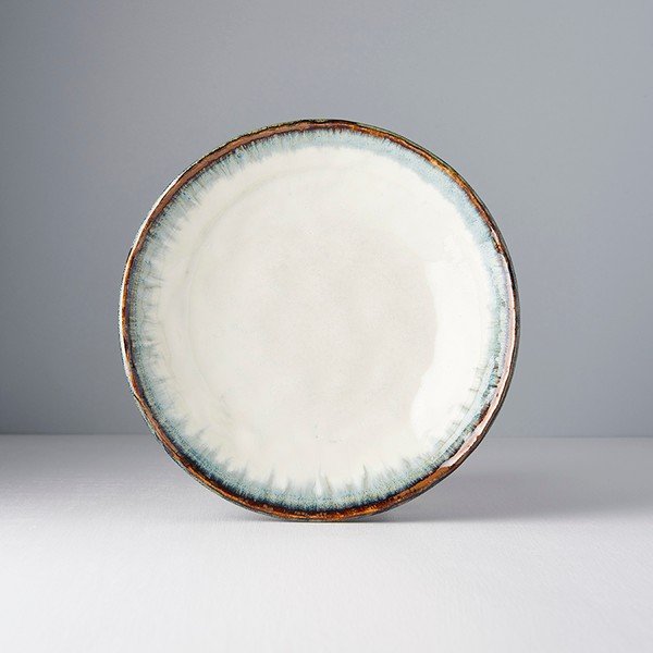 Piatto fondo in ceramica bianca, ø 24 cm Aurora - MIJ-image-1